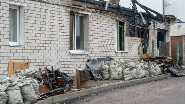 Professional Fire Damage Removal technician working in King of Prussia, PA
